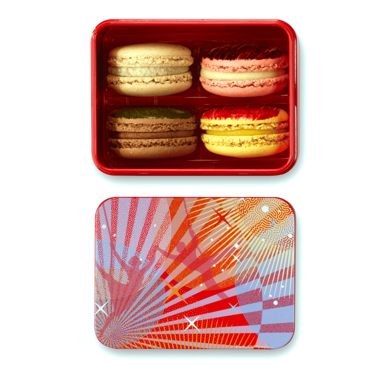 4 Macarons Metal Box - Pierre Hermé Paris