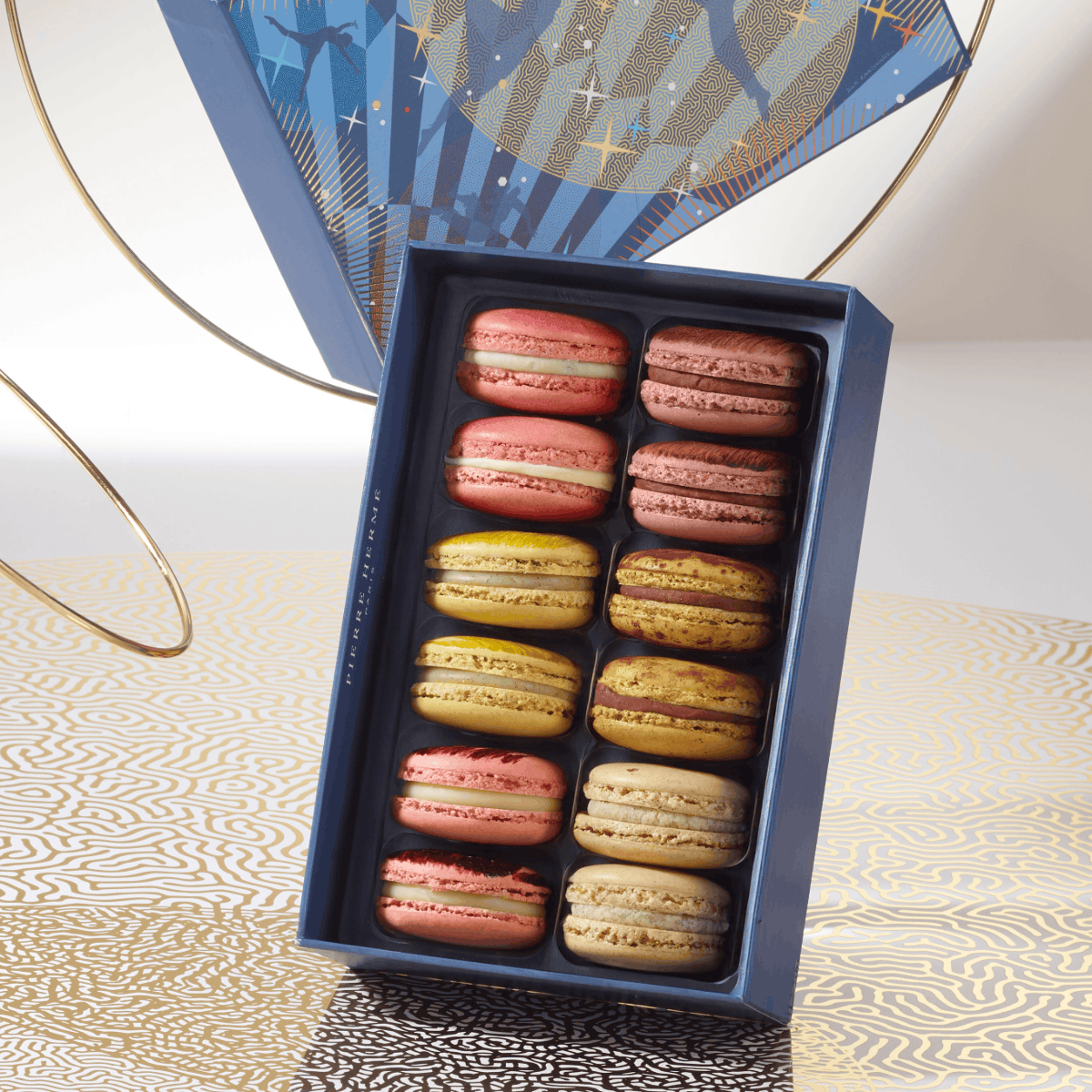 12 Macarons Christmas "Invisible" Collection Box - Pierre Hermé Paris