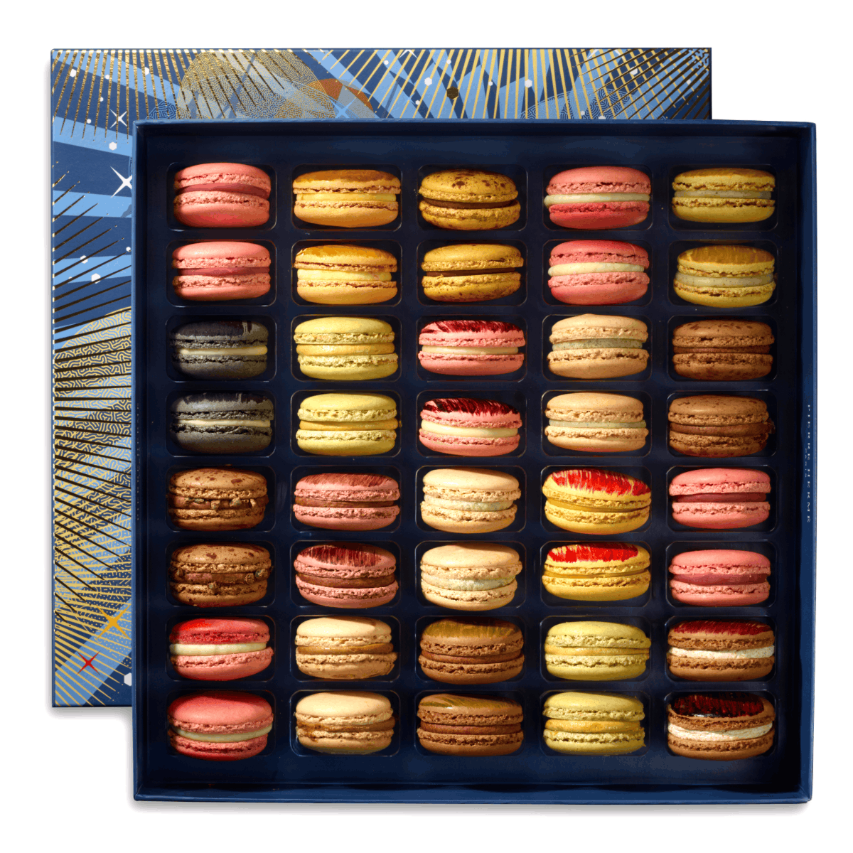 40 Macarons Christmas "Invisible" Collection Box - Pierre Hermé Paris