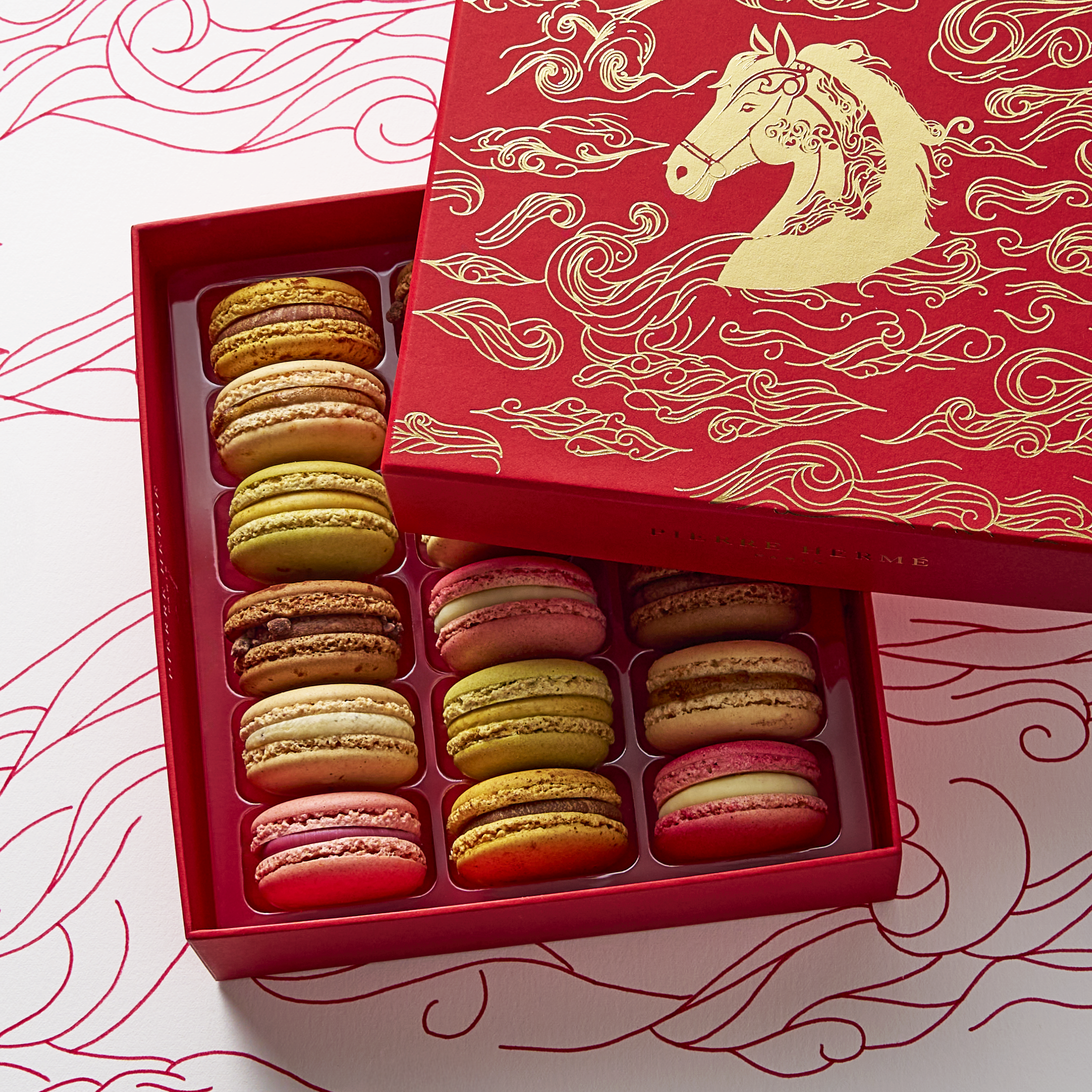 Lunar New Year - 18 macarons