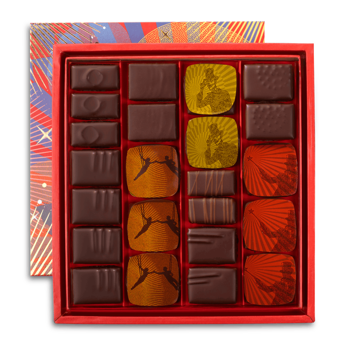 Chocolate bonbons assortment 100% Dark Chocolate - Pierre Hermé Paris