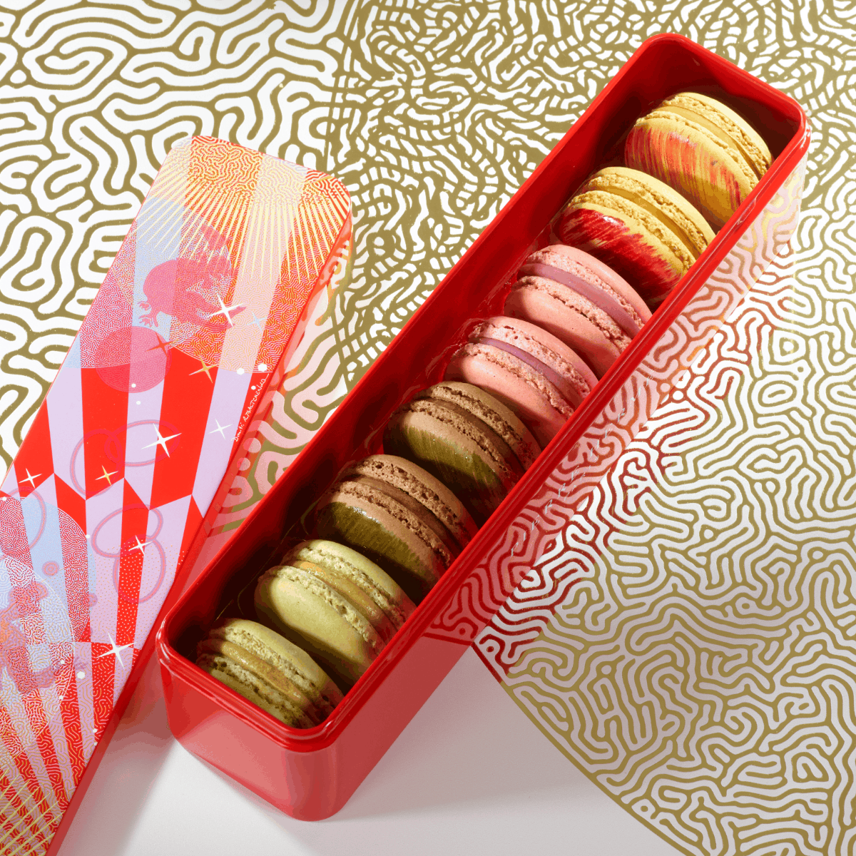8 Macarons Metal Box - Pierre Hermé Paris