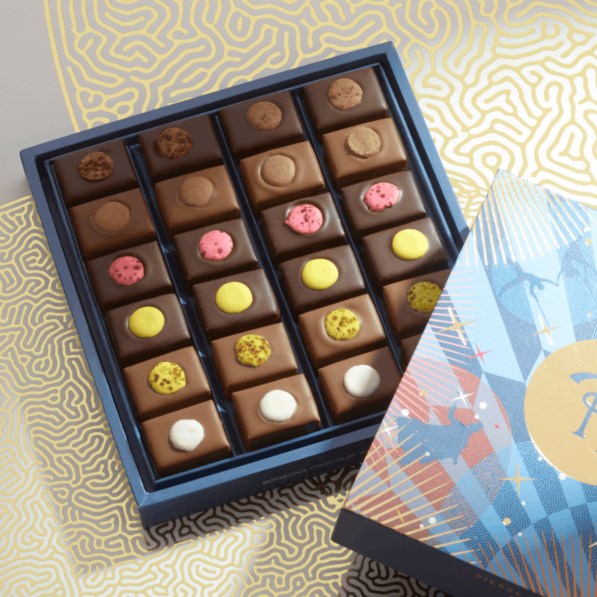 Chocolate Macaron Bonbons 24 pieces - Pierre Hermé Paris