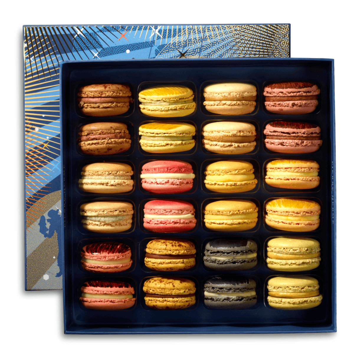 24 Macarons Christmas "Invisible" Collection Box - Pierre Hermé Paris