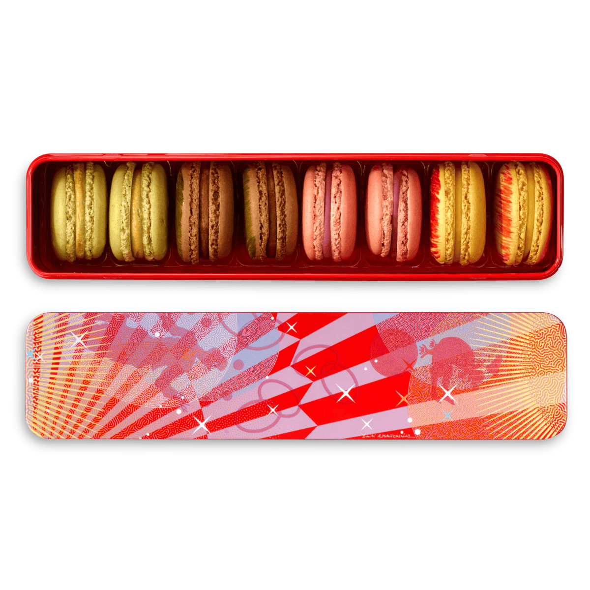 8 Macarons Metal Box - Pierre Hermé Paris