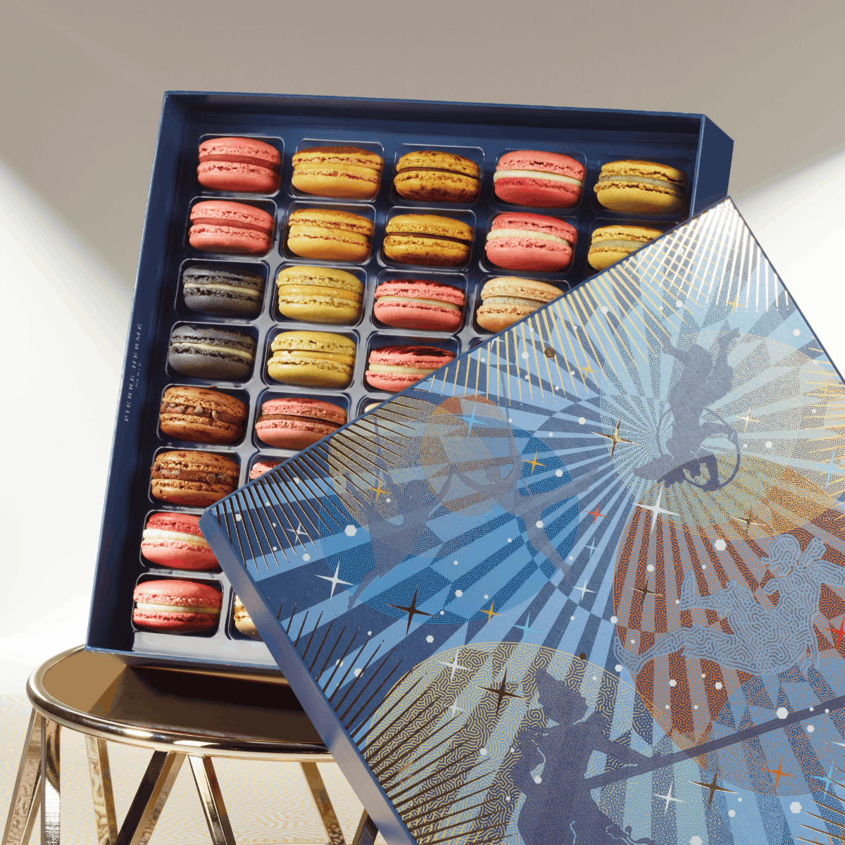 40 Macarons Christmas "Invisible" Collection Box - Pierre Hermé Paris
