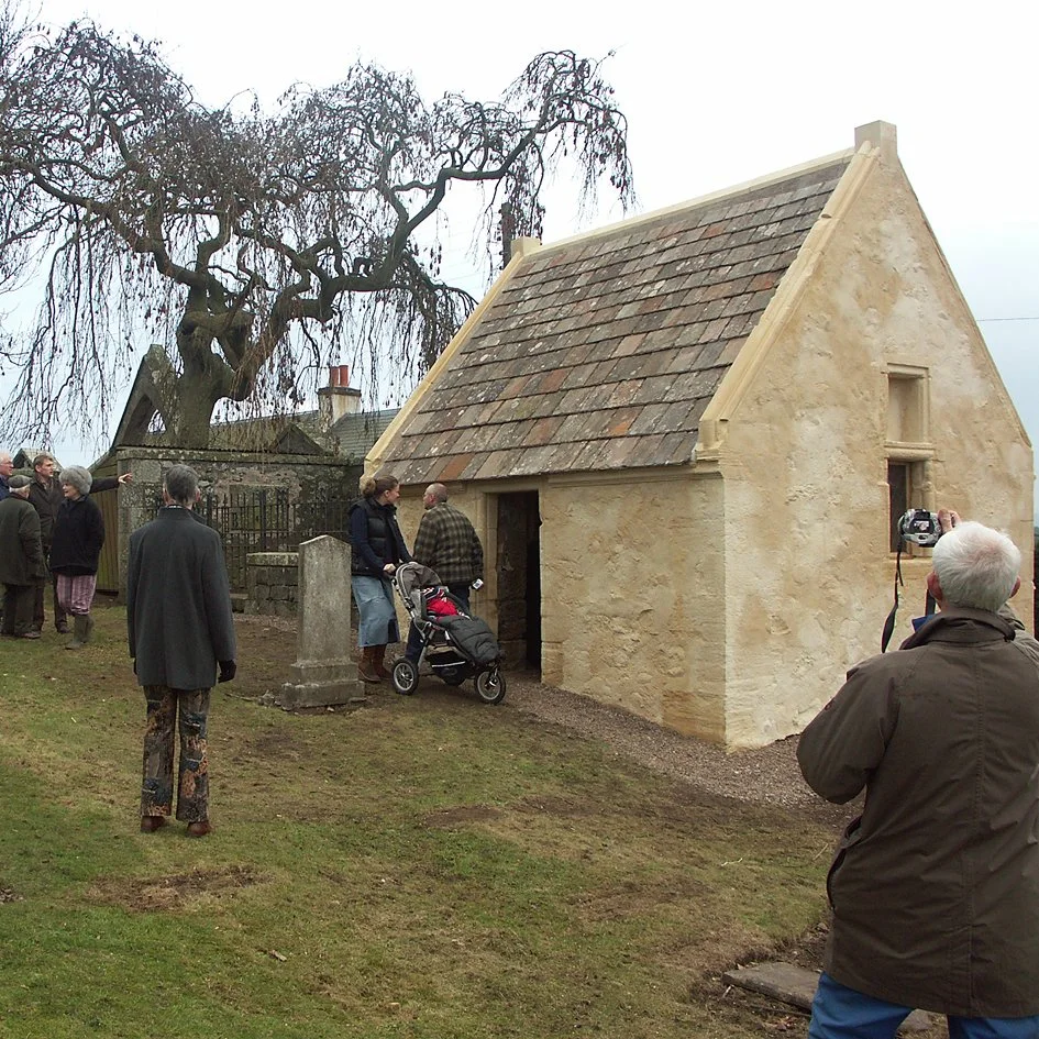 Community led Melville of Halhill Tomb restoration, Collessie