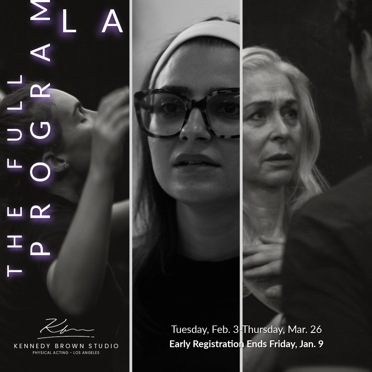 The Full Program: 3-month Physical Acting Program