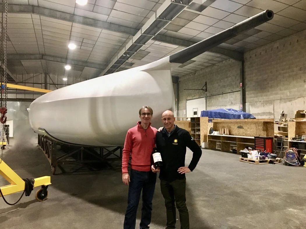 Presentation of the new boat of the skipper Armel Tripon