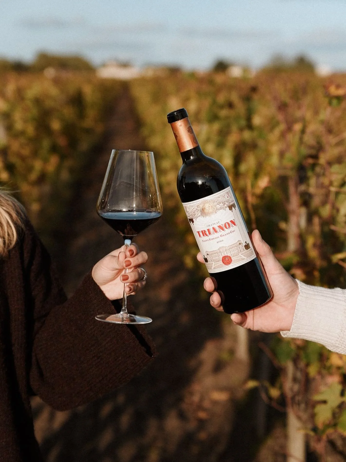 Vineyard life means enjoying wines straight in the vines.