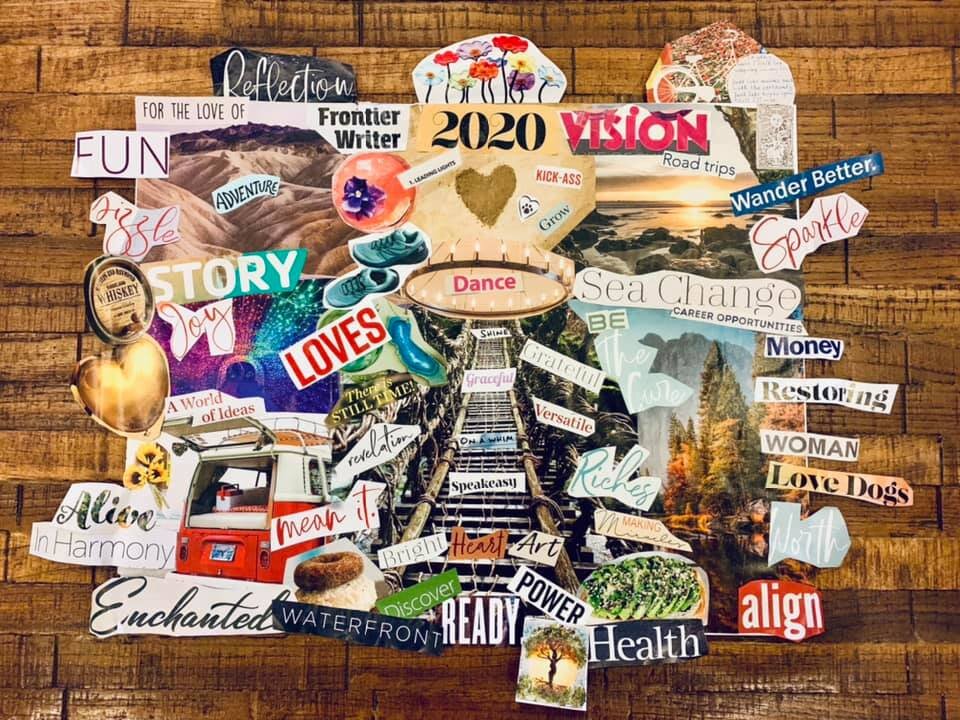 2020 Vision Board — ~becoming the river~