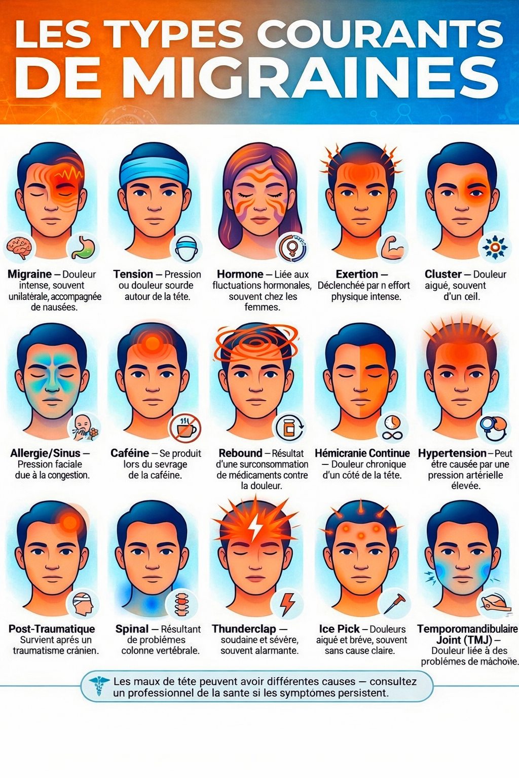 En finir avec les migraines et céphalées