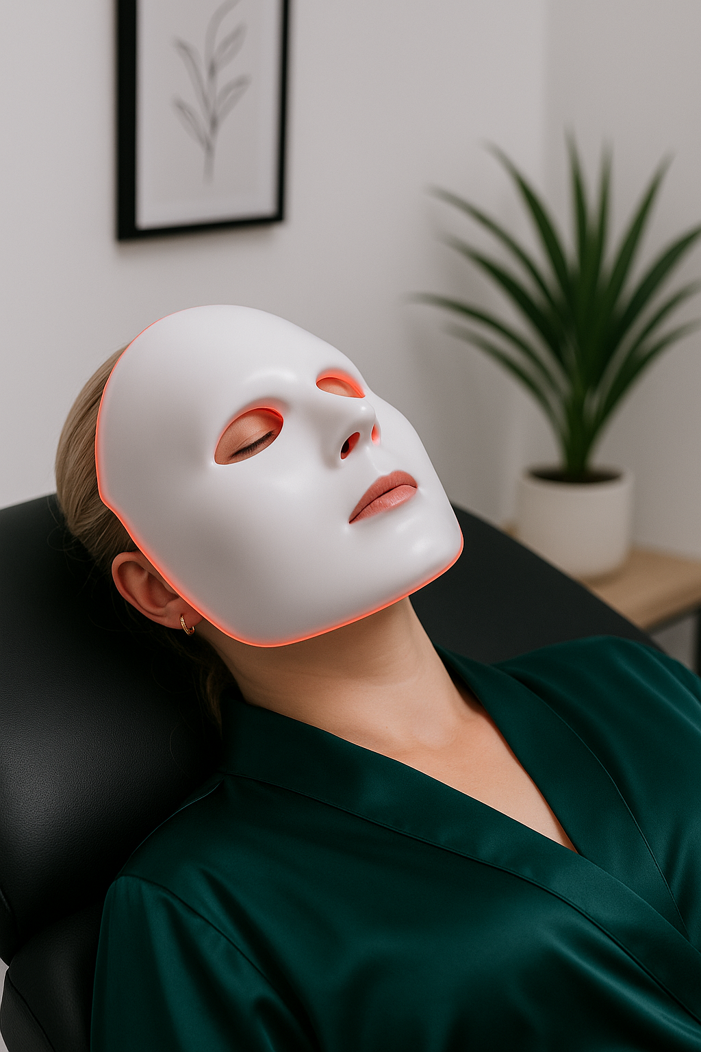 Luminothérapie faciale.