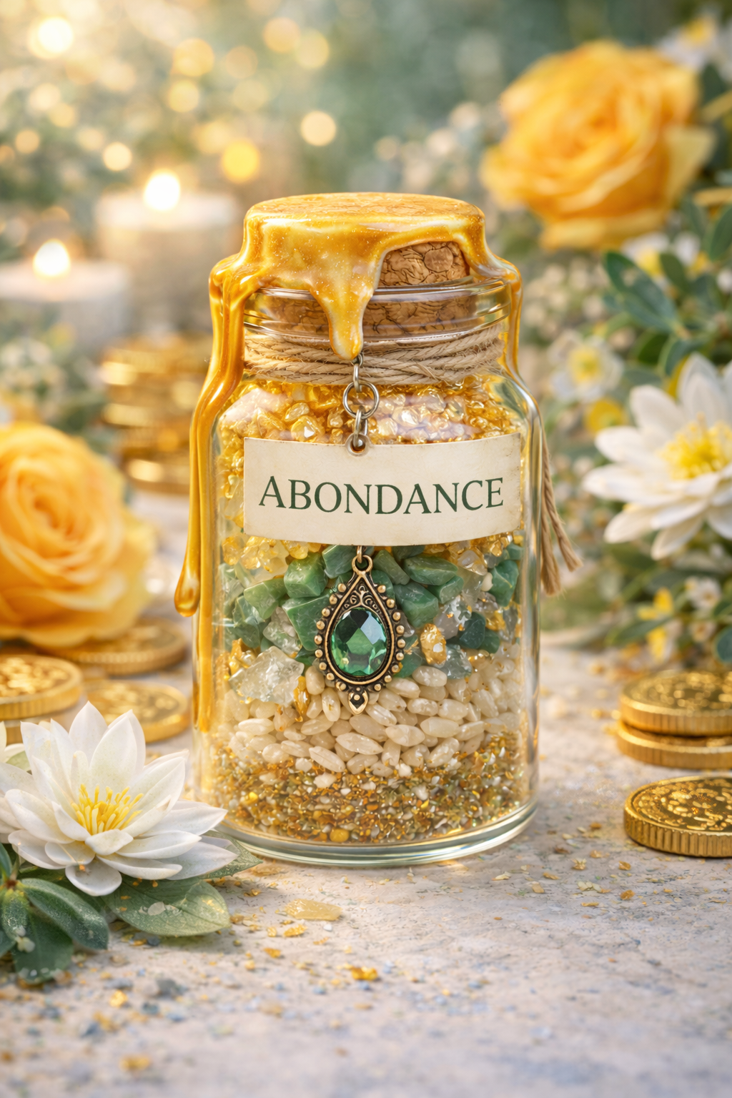 Flacon d'Abondance - Spell Jar
