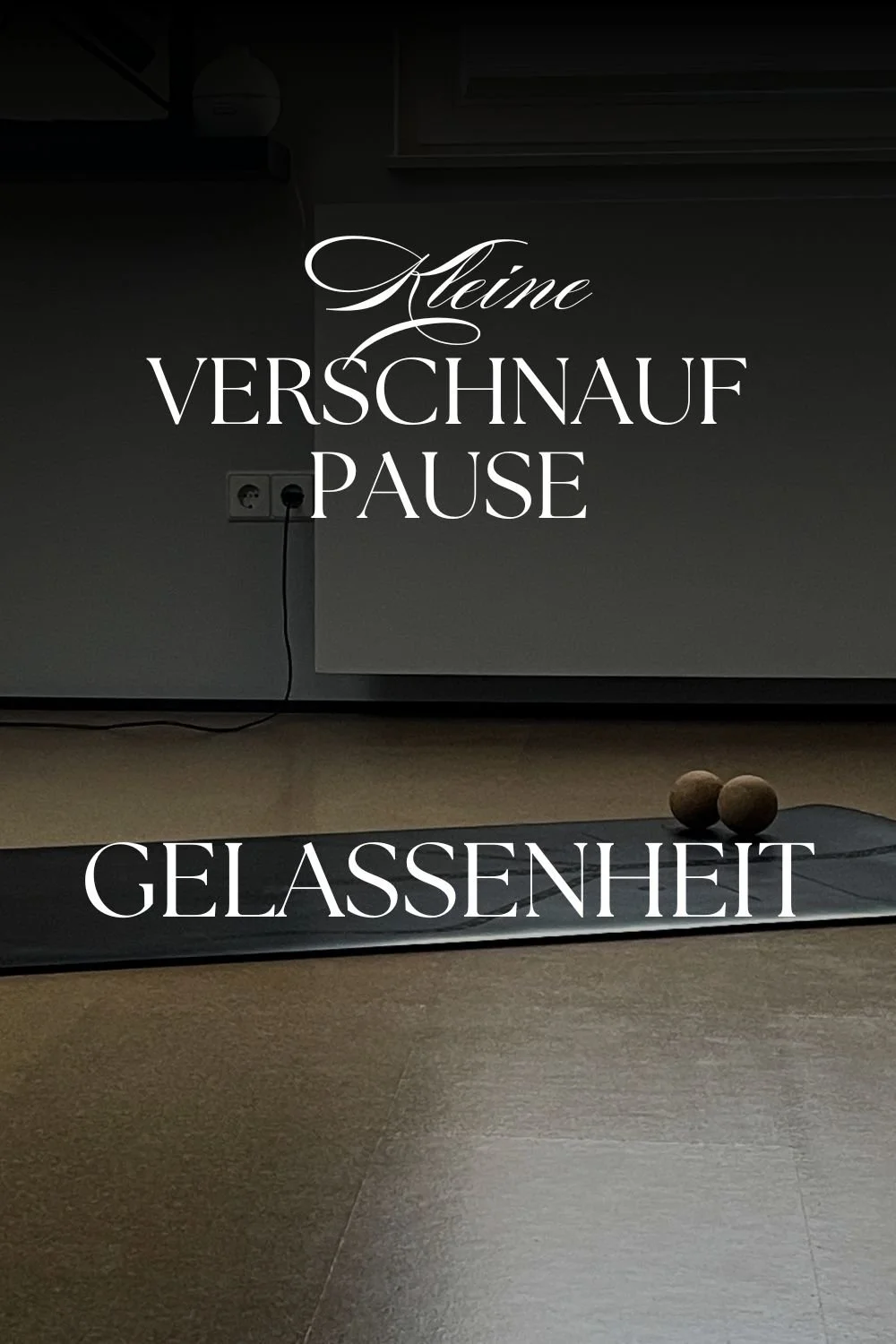 Kleine Verschnaufpause - Gelassenheit
