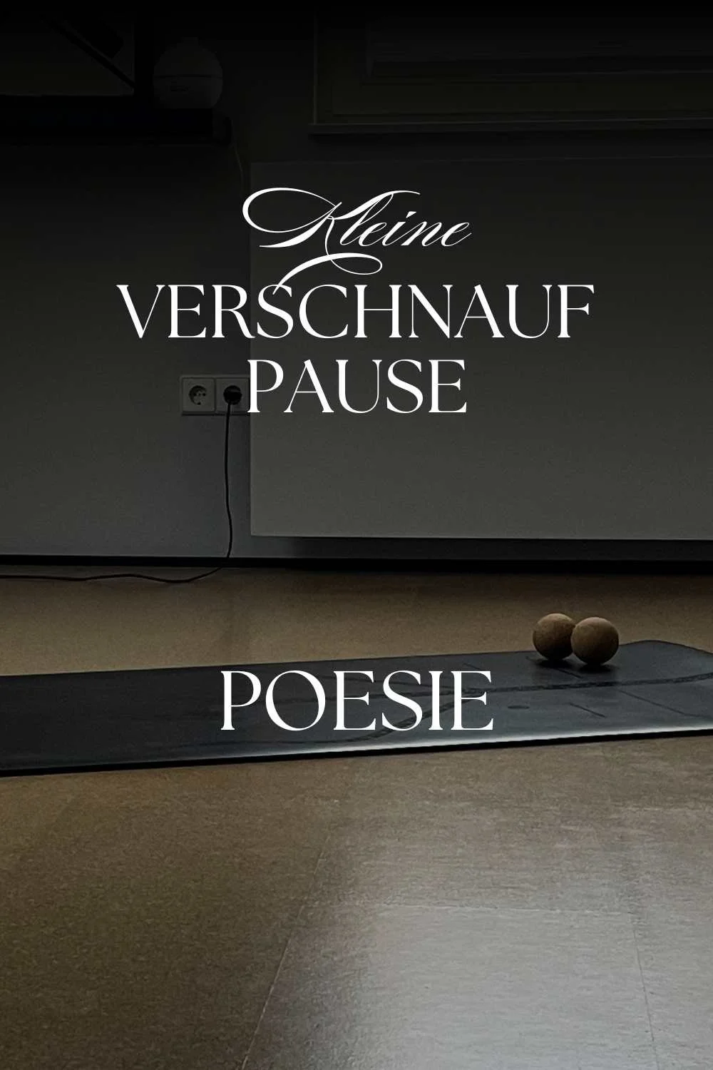 Kleine Verschnaufpause - Poesie