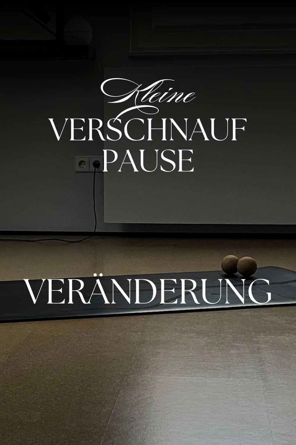Kleine Verschnaufpause - Veränderung
