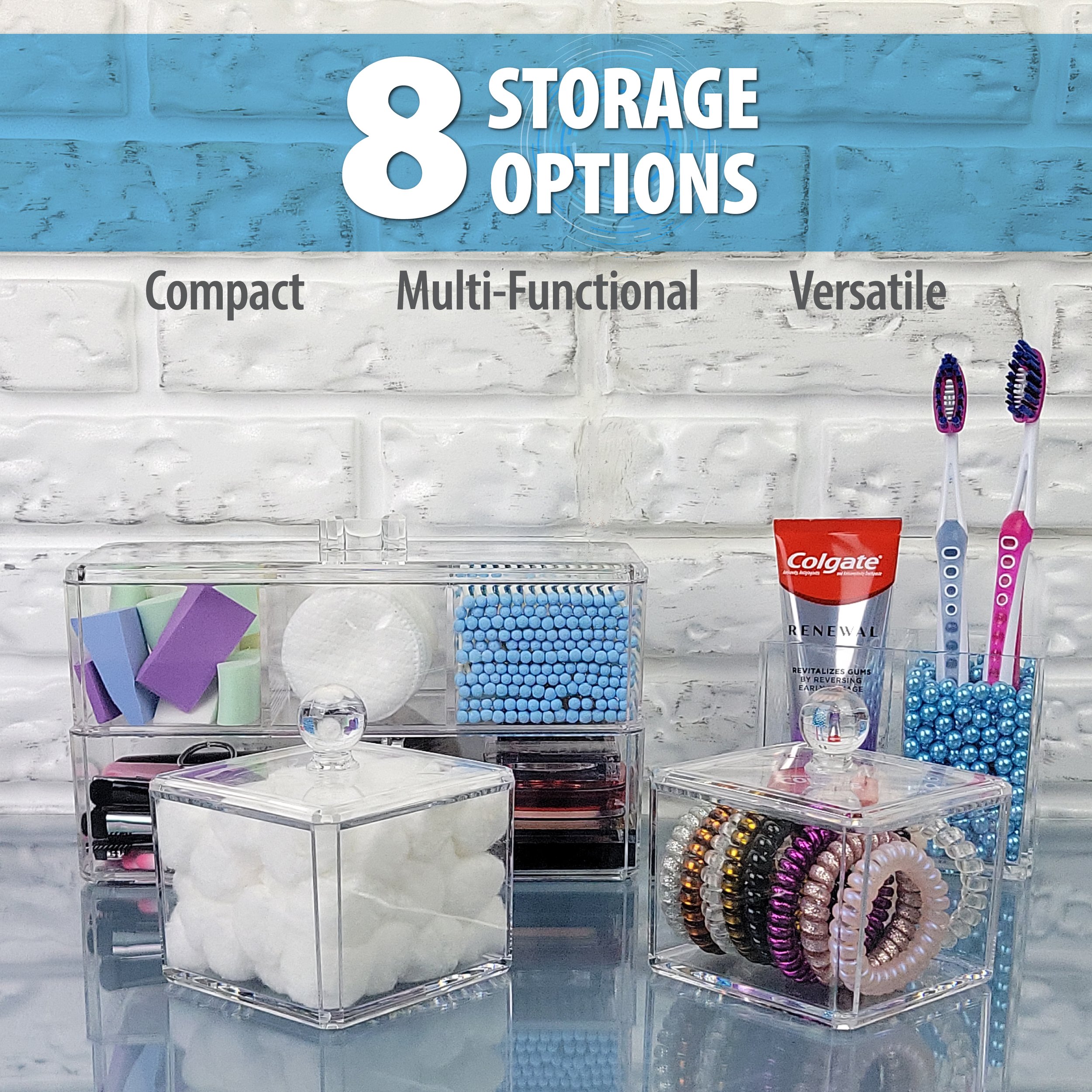 JKB Concepts — Acrylic Bathroom Organizer