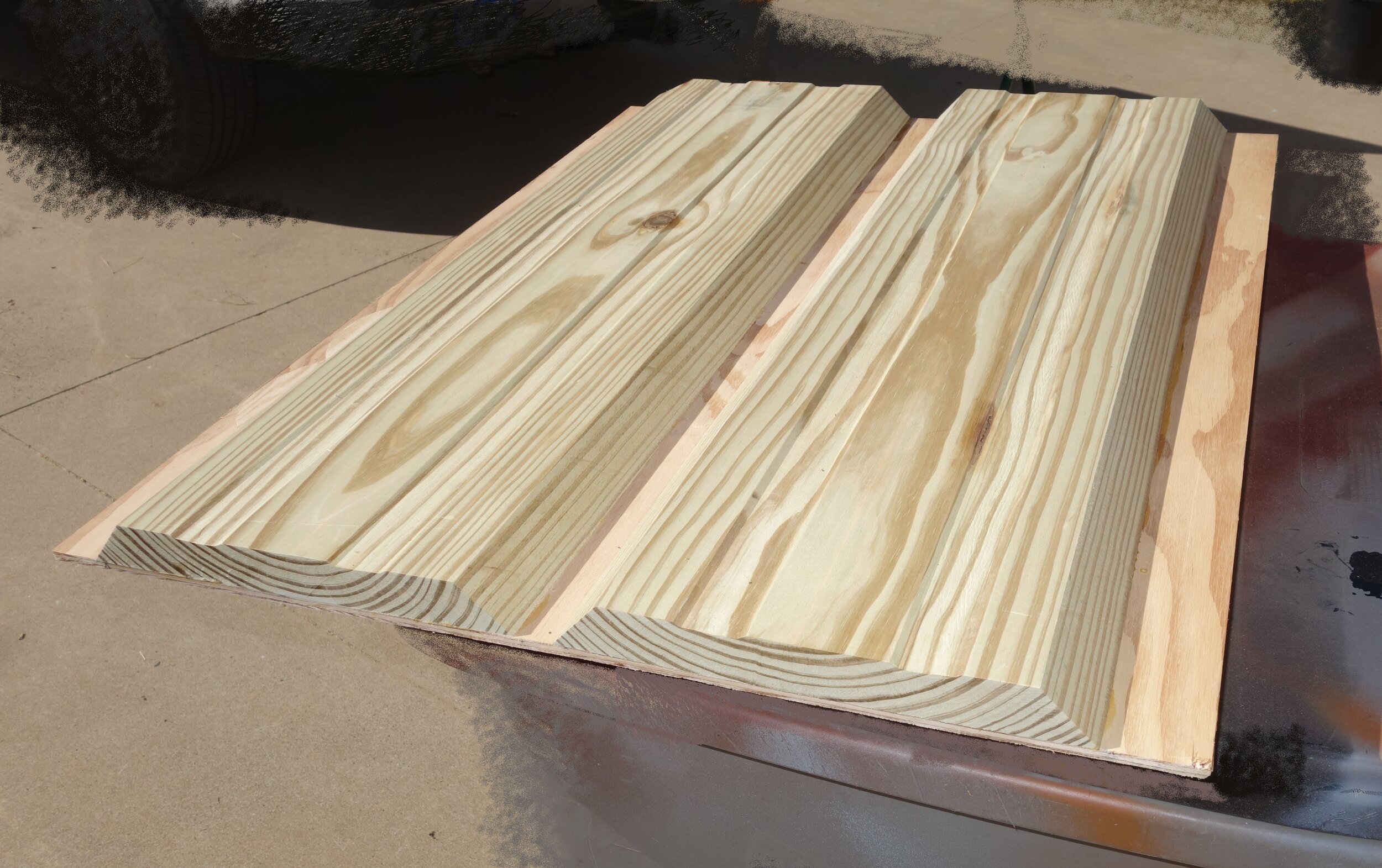 The PRB-0125 component (to make vertical frames for ridges that run vertically).  This is for the PBR or R-panel 12" pattern.