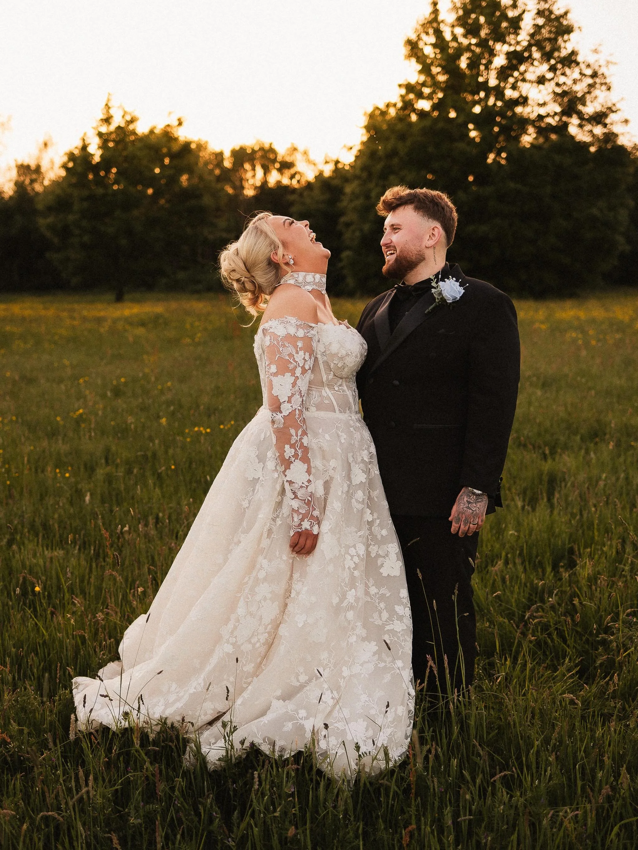Charley &amp; Luke
.
Another wedding in the middle of a heatwave, another day full of emotions, another packed dancefloor, and another reminder that a dog will always steal the show, even with a cameo appearance! 
.
Groom&rsquo;s suit @suitbaeuk 
Gro