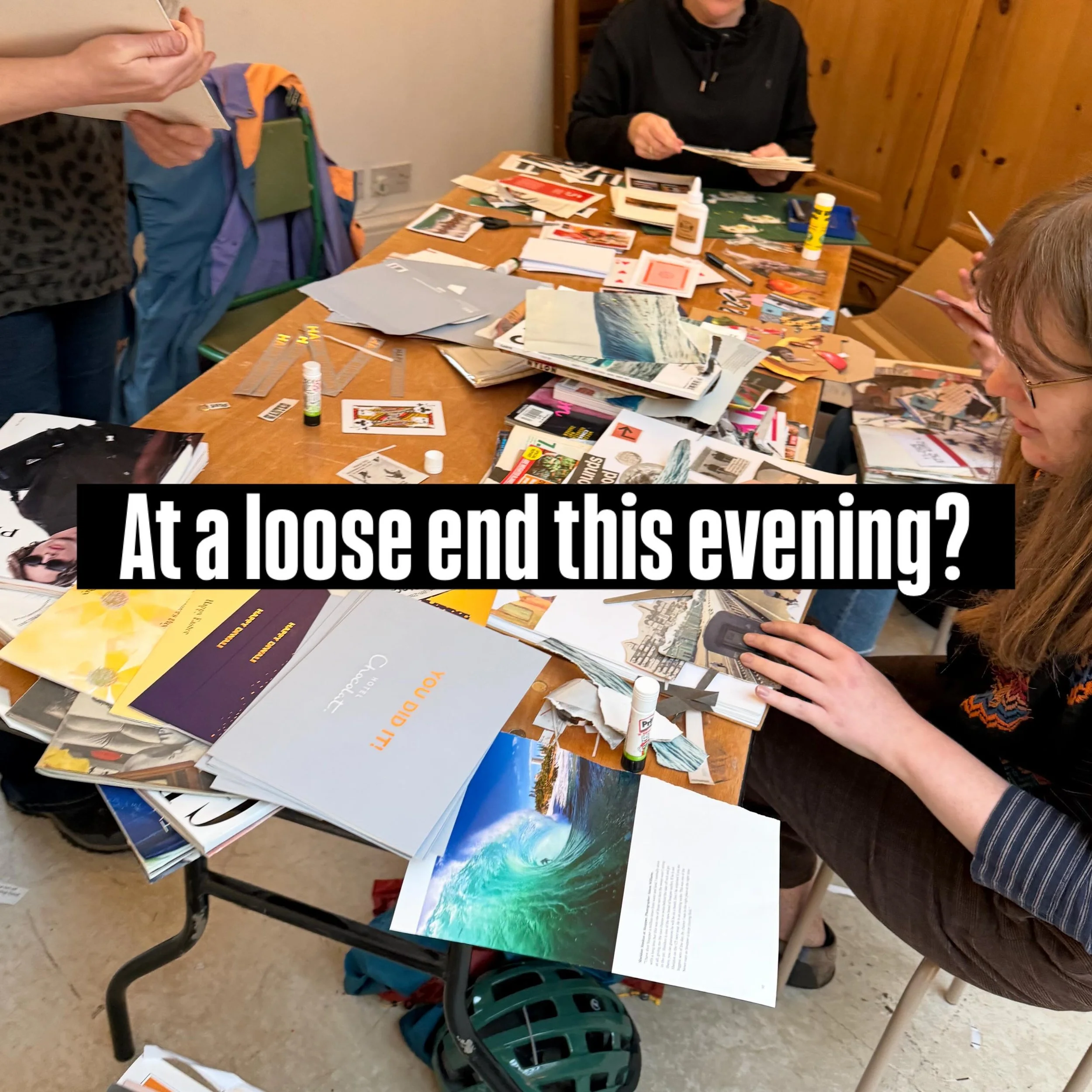 No plans for tonight? 

Come join us at @houseoftoad.cic for an evening of chilled crafting and conversation. 

Tickets available on Eventbrite

🖤