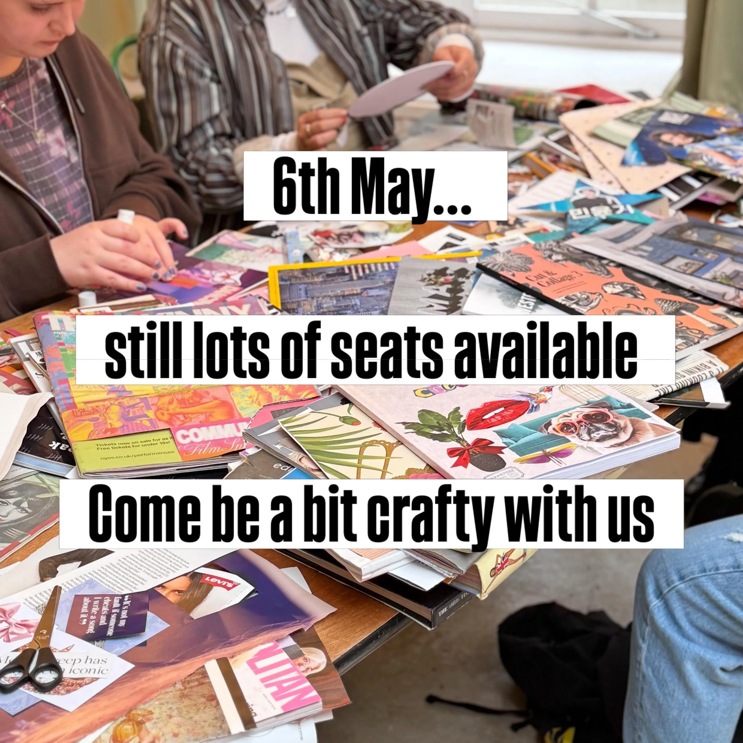 Toot toot&hellip; grab a spot for Wednesday collage carnage! 

Tickets via Eventbrite
