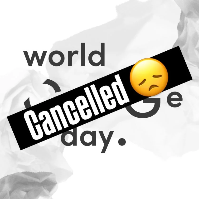 Hi all, we are sorry to say that we are having to cancel our World Collage Day event. 

The decision doesn&rsquo;t come lightly and there a few factors that led us to this point. Costs need to covered to put on these events and sadly we haven&rsquo;t