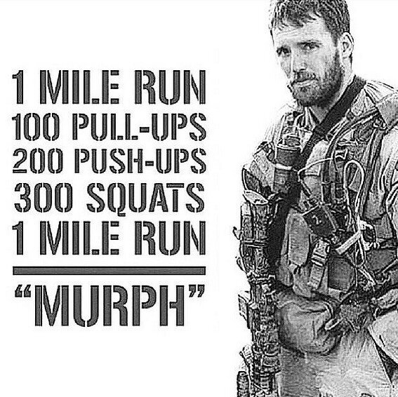CrossFit Tough Annual Memorial Day Murph Workout, Monday 5/31 @ 9am 

Memorial Day is the day we honor those who have paid the ultimate sacrifice for all the great things we have. Many brave men and women have paid the ultimate sacrifice and for that