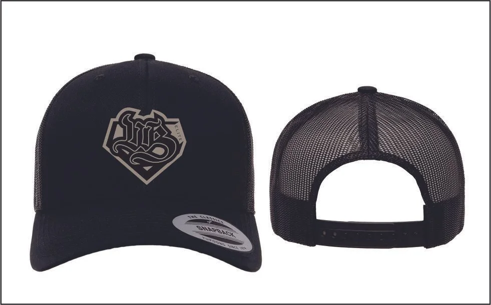 TRUCKER CAP with Leather Patch