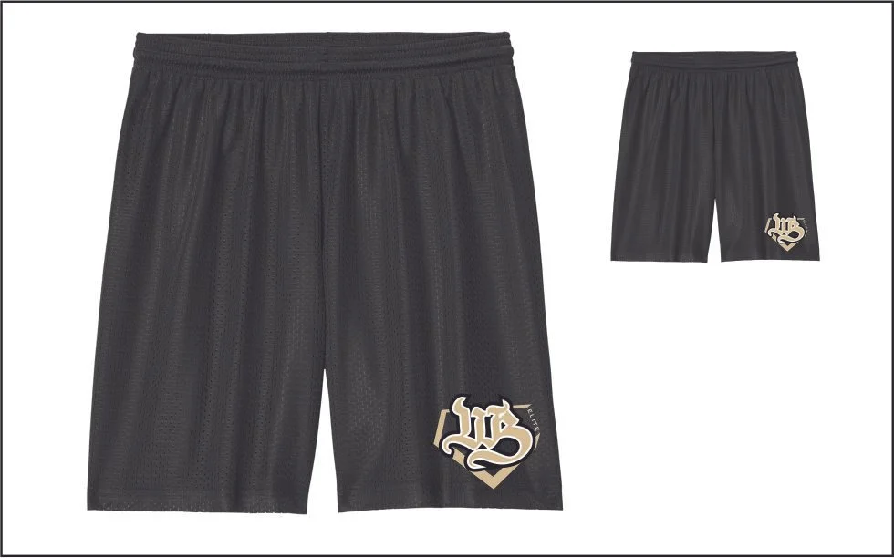 PRO CLUB MESH SHORTS 7" INSEAM (5" ON YOUTH)