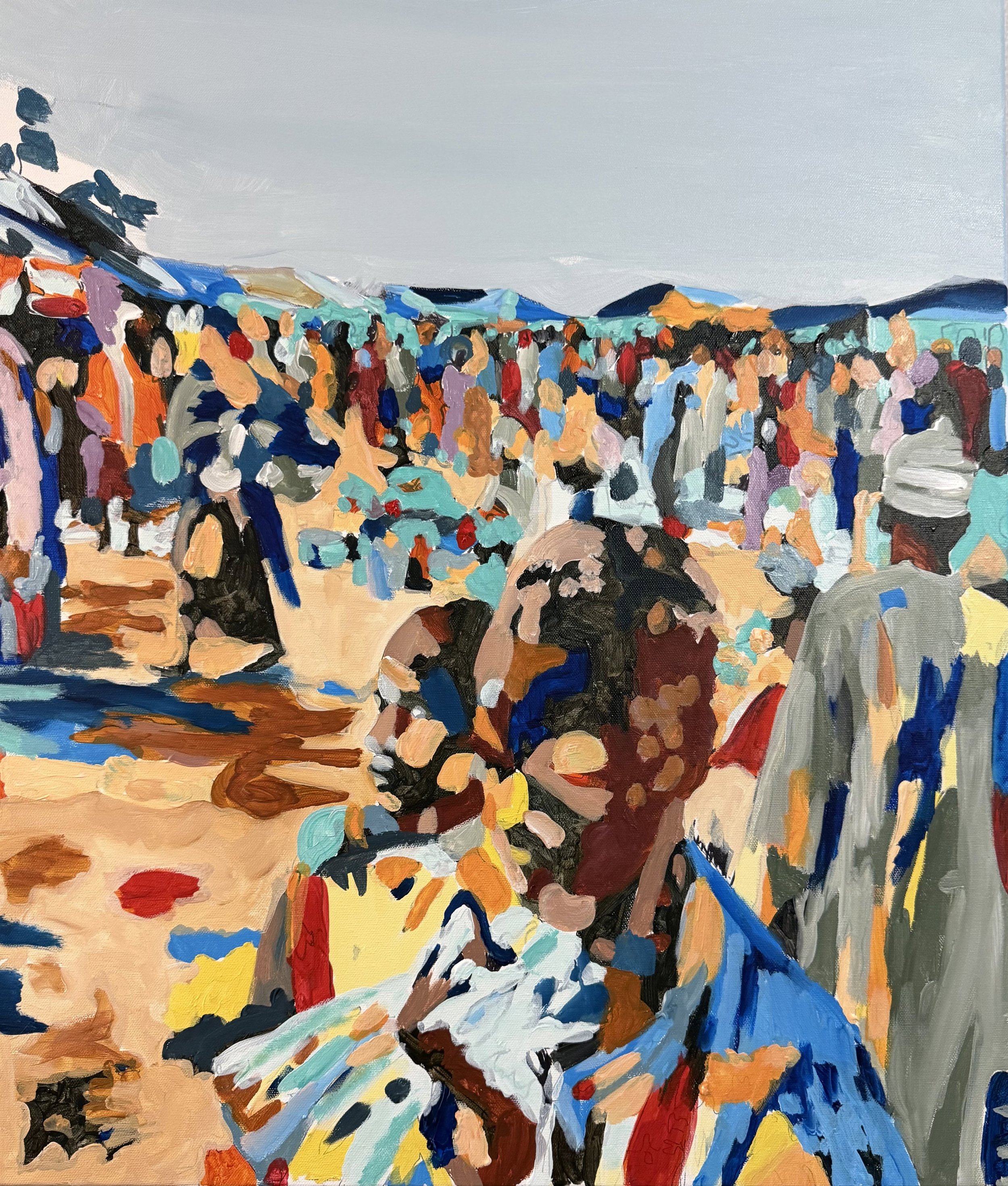 The Recyclers | 23 x 27in | Acrylic on canvas | 2026
