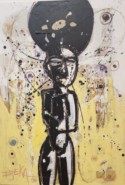 Kouassi | Acrylic on canvas | 36x27" | 2023