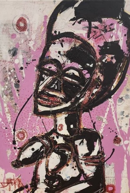 Koffi | Acrylic on canvas | 31x23" | 2023
