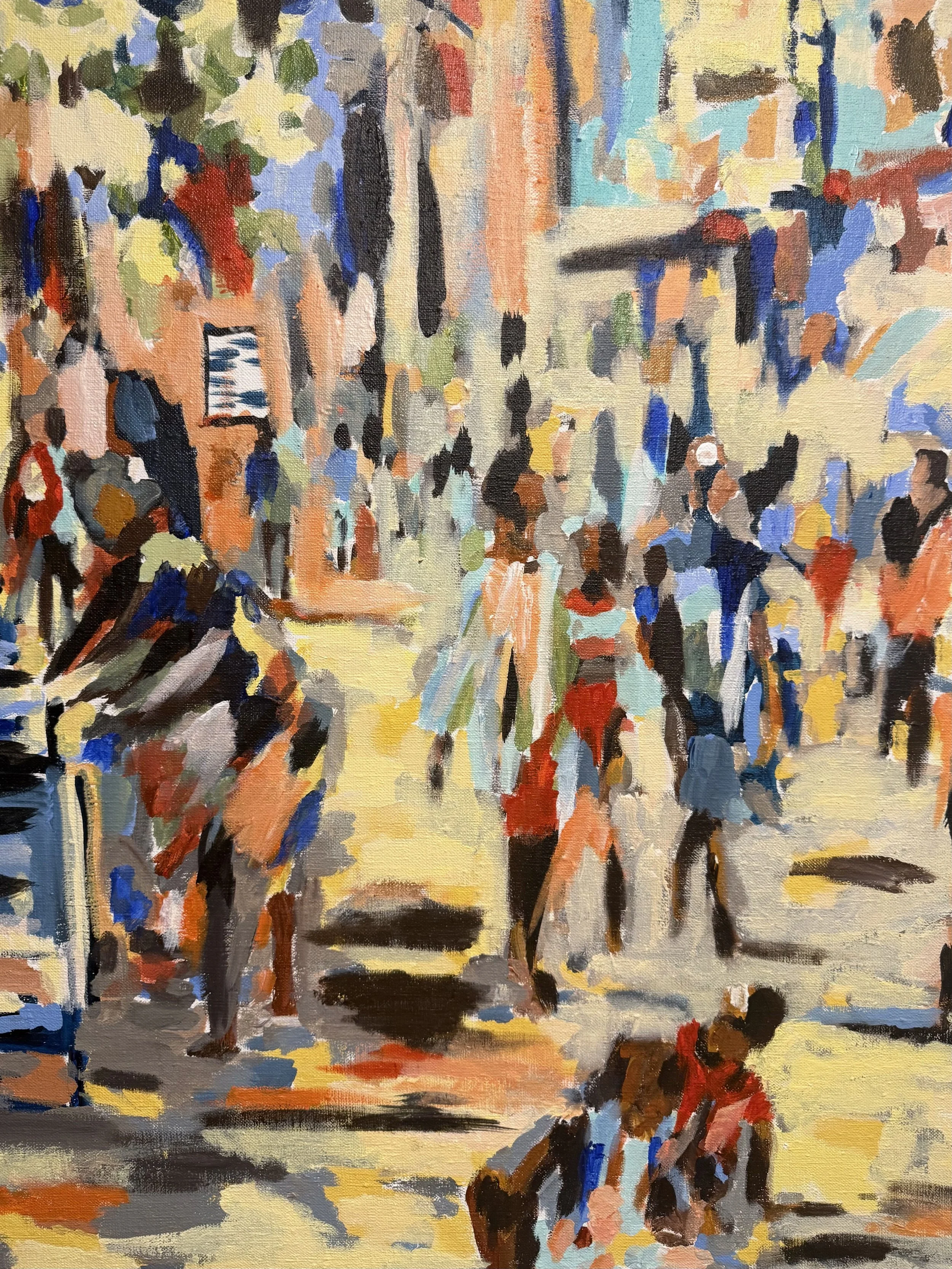 Neighborhood | 29 x 25in | Acrylic on canvas | 2026