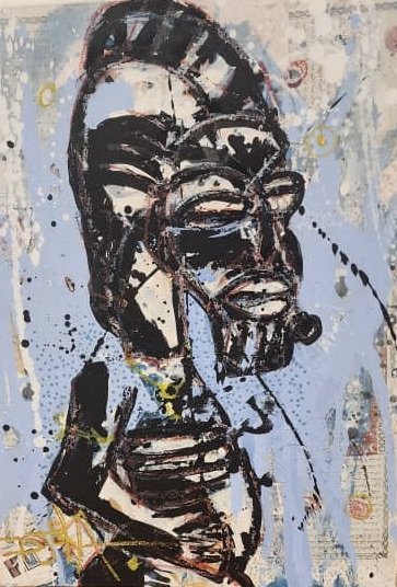 Adjo | Acrylic on canvas | 31" x 21" | 2023