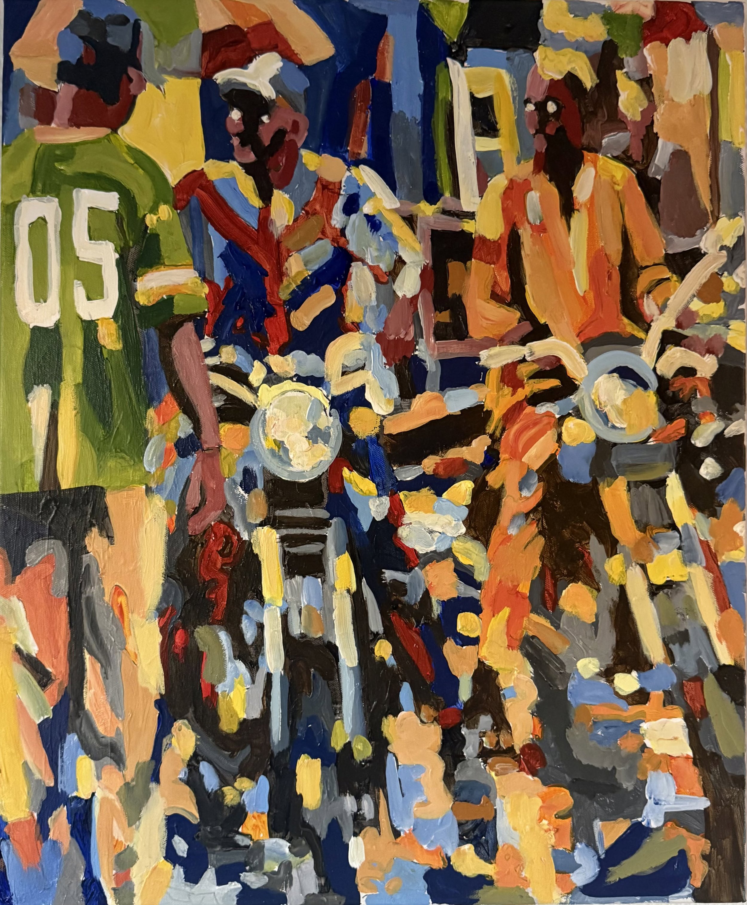 Tchack-Tchack | 19 x 27in | Acrylic on canvas | 2026