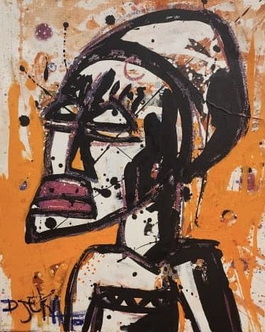 Nouhan | Acrylic on canvas | 23x19" | 2023 | SOLD
