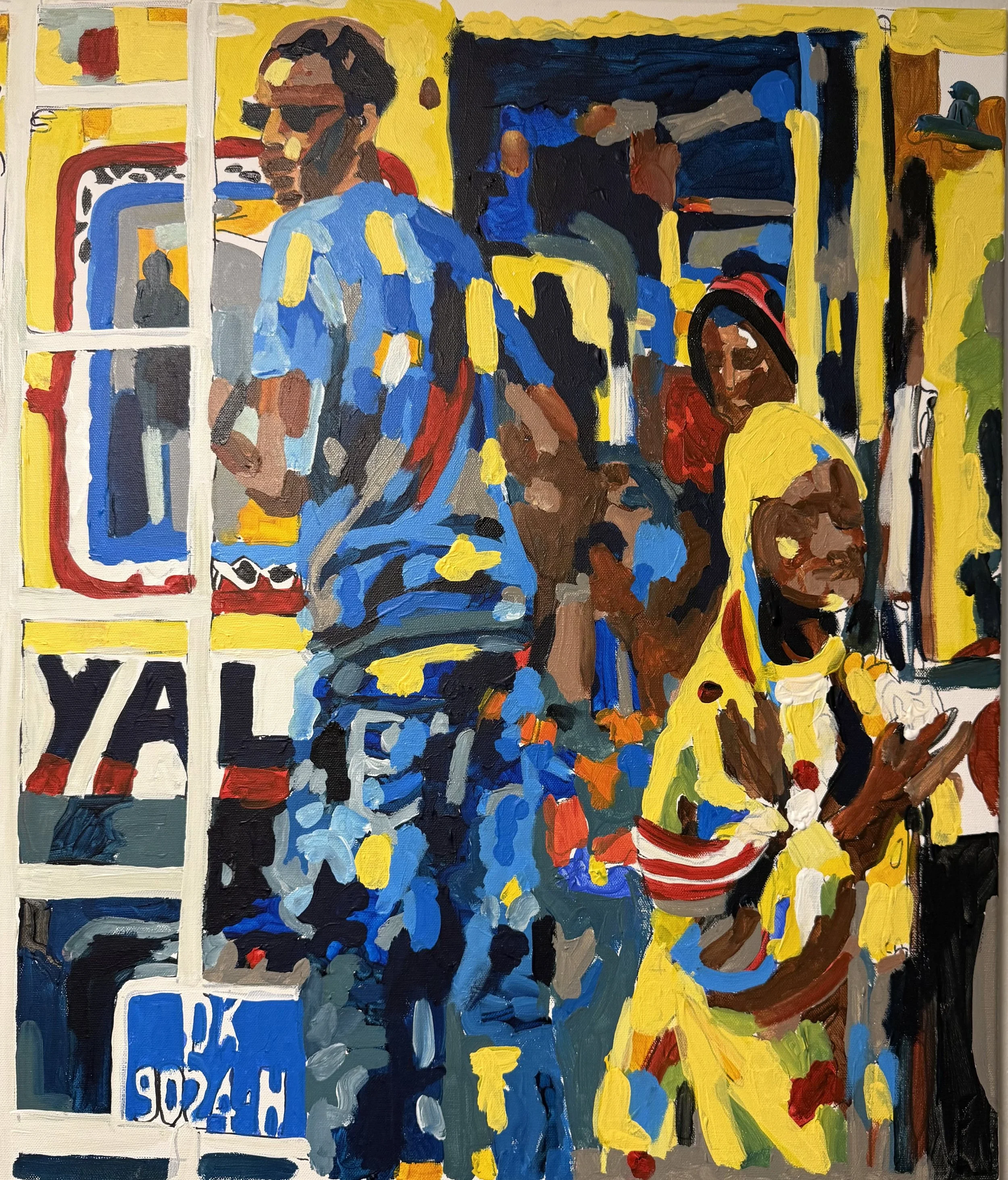 Dakar, Dakar | 23 x 27in | Acrylic on canvas | 2026