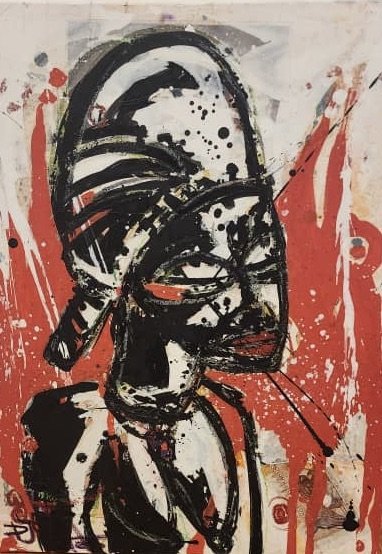Adjoa | Acrylic on canvas | 31"x23" | 2023