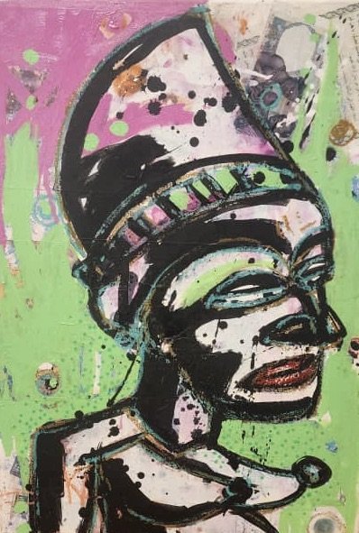 Ble Dja | Acrylic on canvas | 27x19" | 2023