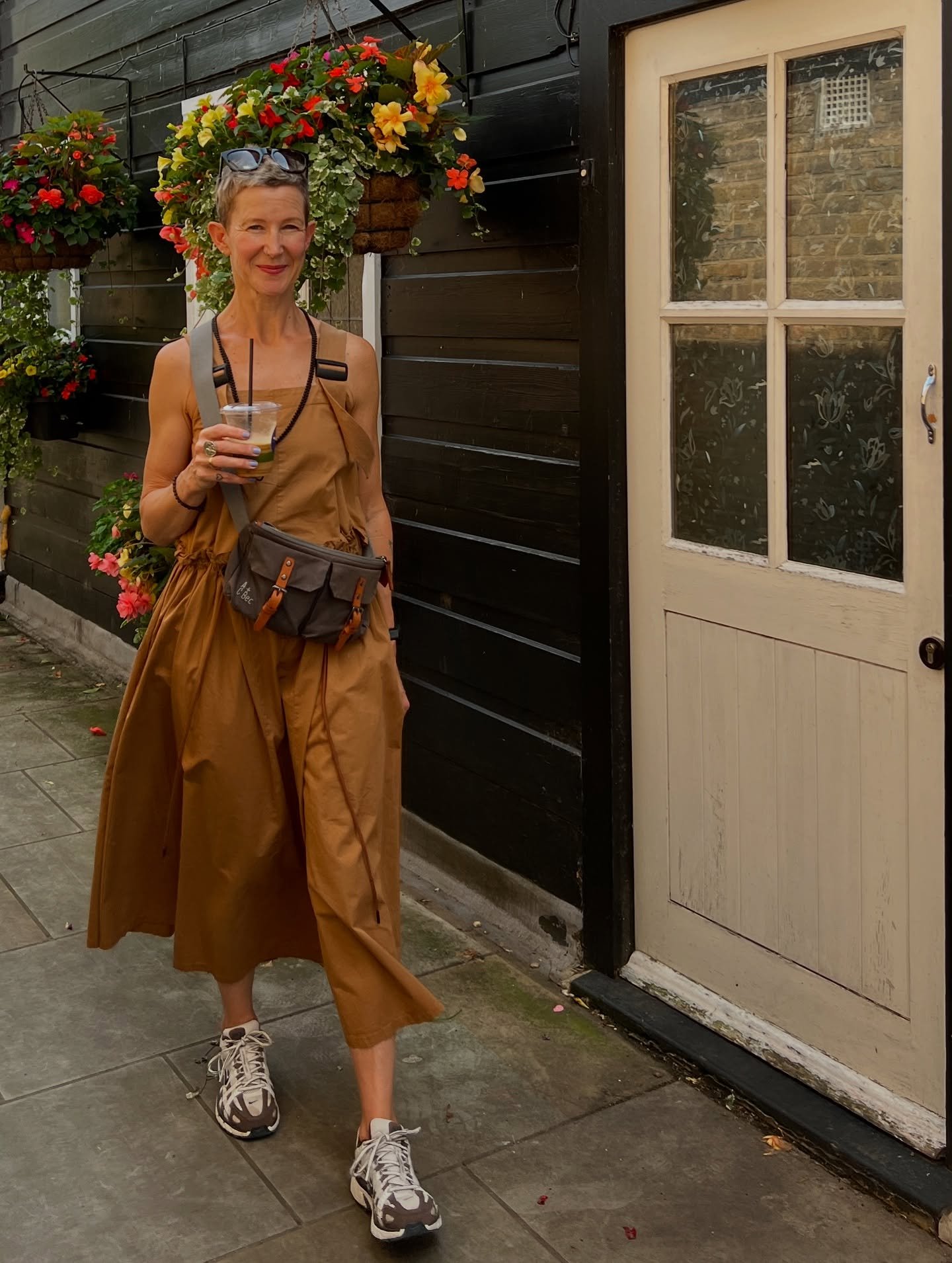 Wore my Girls of Dust dress from Maze Clothing Ltd all weekend&hellip;. love how the utility feel pairs so well with my Nike trainers and Ally Capellino collab bag. The I deal combo for getting those steps in and soaking up a bit of sunshine ☀️

Outf