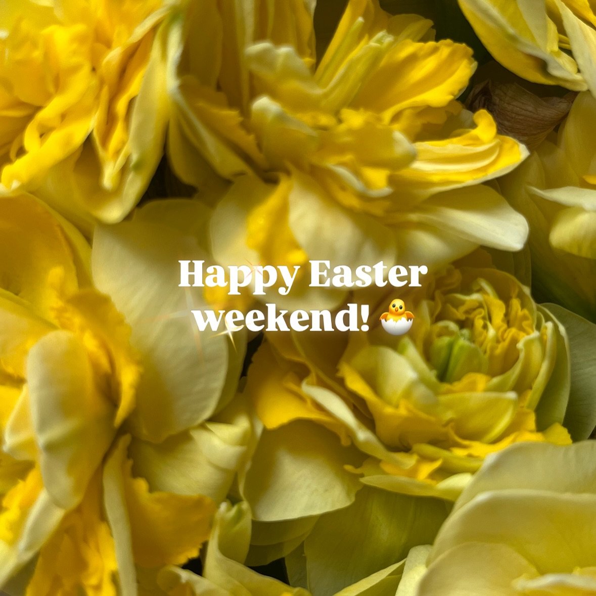 Roll up, roll up for the most beautiful spring flowers in town! Perfect for elevating your Easter table, and better than any chocolate egg! 🐣 

We&rsquo;re open today (Good Friday) tomorrow (Saturday) and Easter Sunday (until 2.30pm). We&rsquo;re cl
