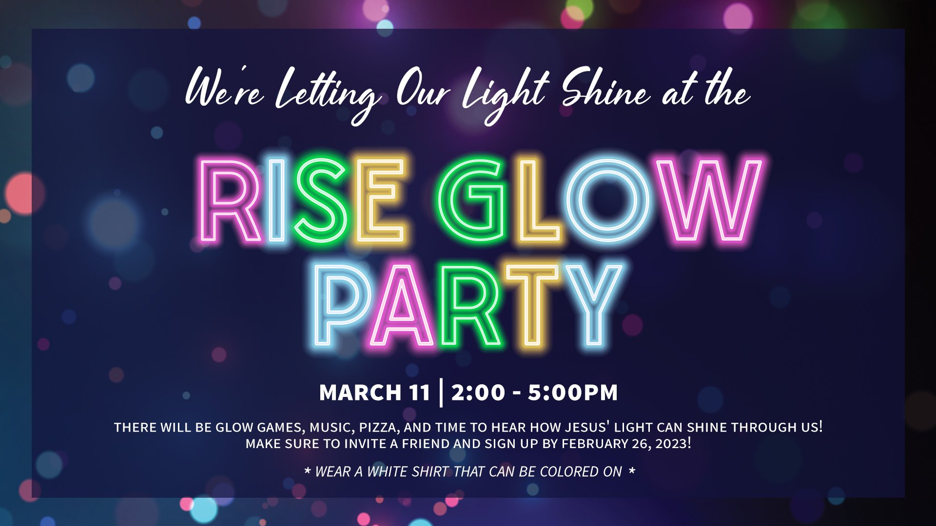 RISE Glow Party — Generation Church in Clayton