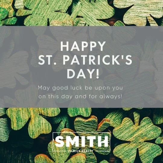Happy St Patrick&rsquo;s Day from Smith Family Realty! ☘️💚🤍☘️
