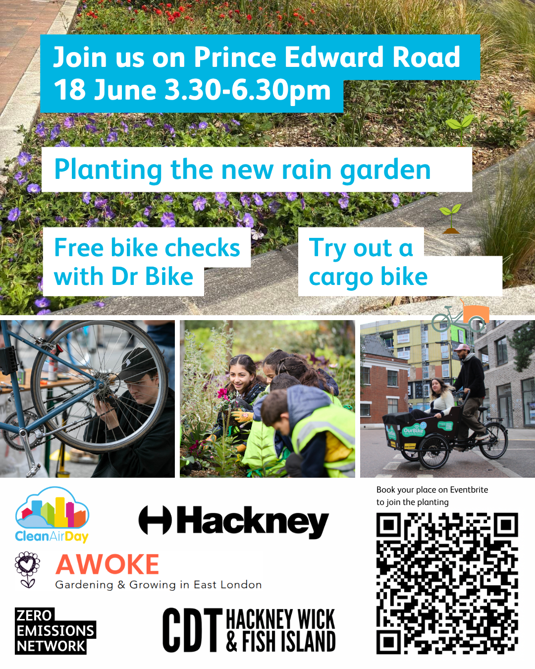 Community Gardening Event — Planting Our New On‑Street Rain Garden (Prince Edward Road, E9)