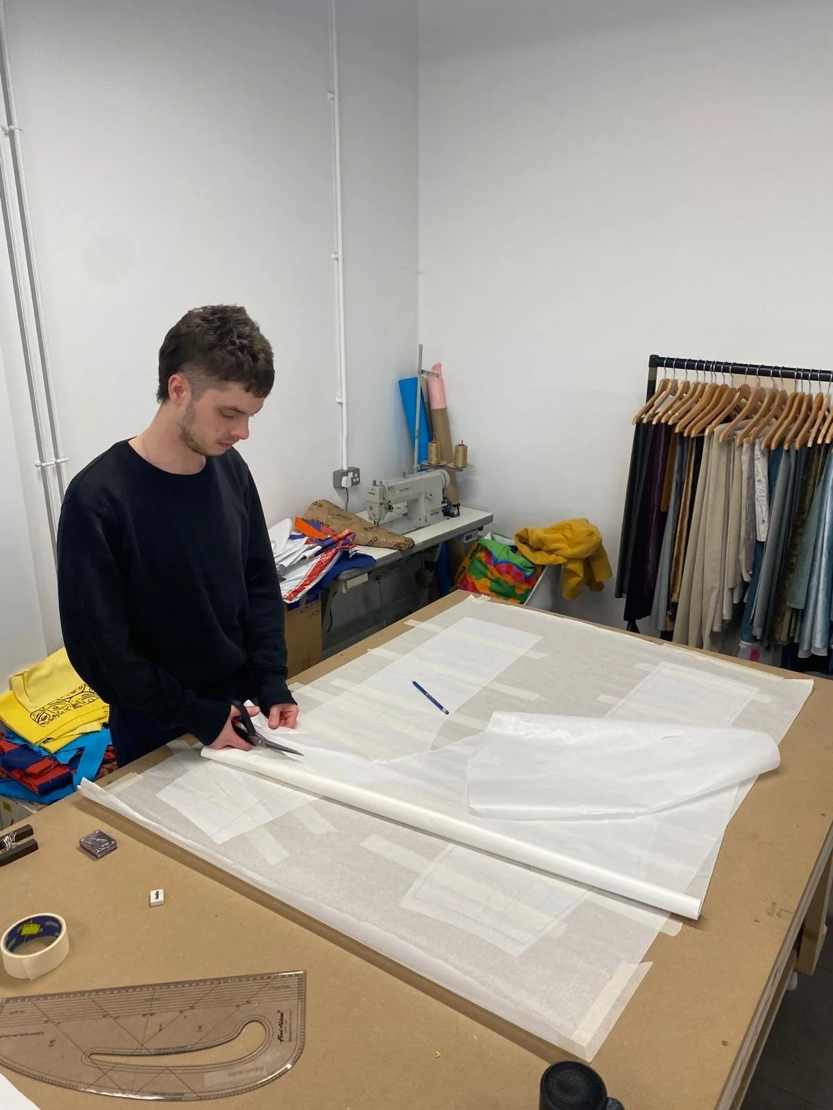 Charlie Catlow in the studio 1.JPG