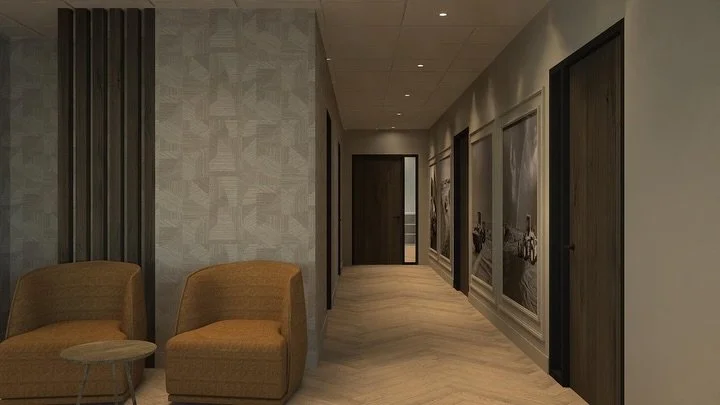Bij het ontwerpen van het kantoor van Van Nierop wilden we niet alleen een prettige werkomgeving cre&euml;ren, maar hebben we ook besproken om iets van het bedrijf zelf terug laten komen in het interieur.

De fotografie aan de wand vertelt een deel v