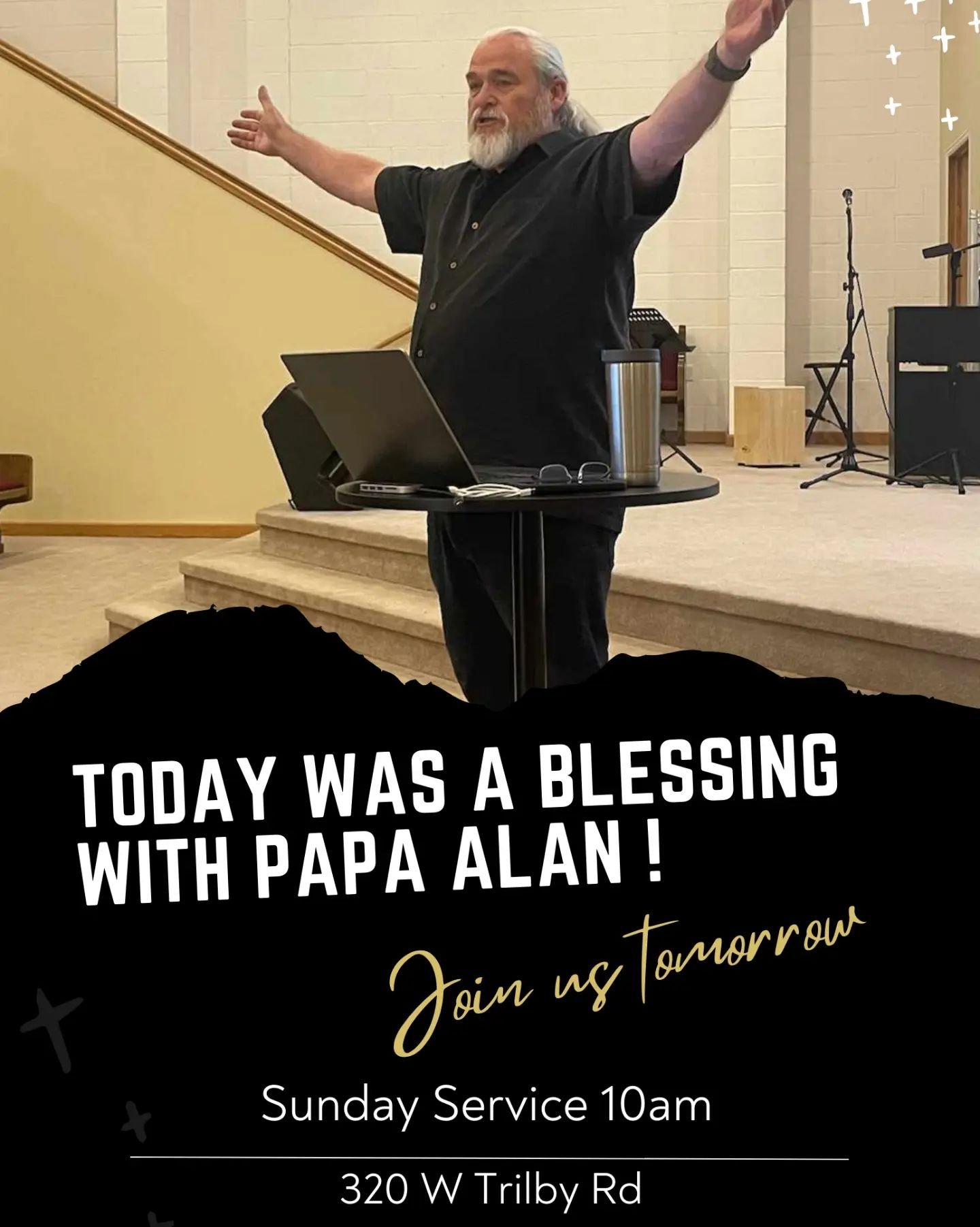 We had such a wonderful time with Alan Hawkins during our day long Holy Spirit Class. He was such a blessing to those who attended. Join us for Sunday service tomorrow with him as our guest speaker!