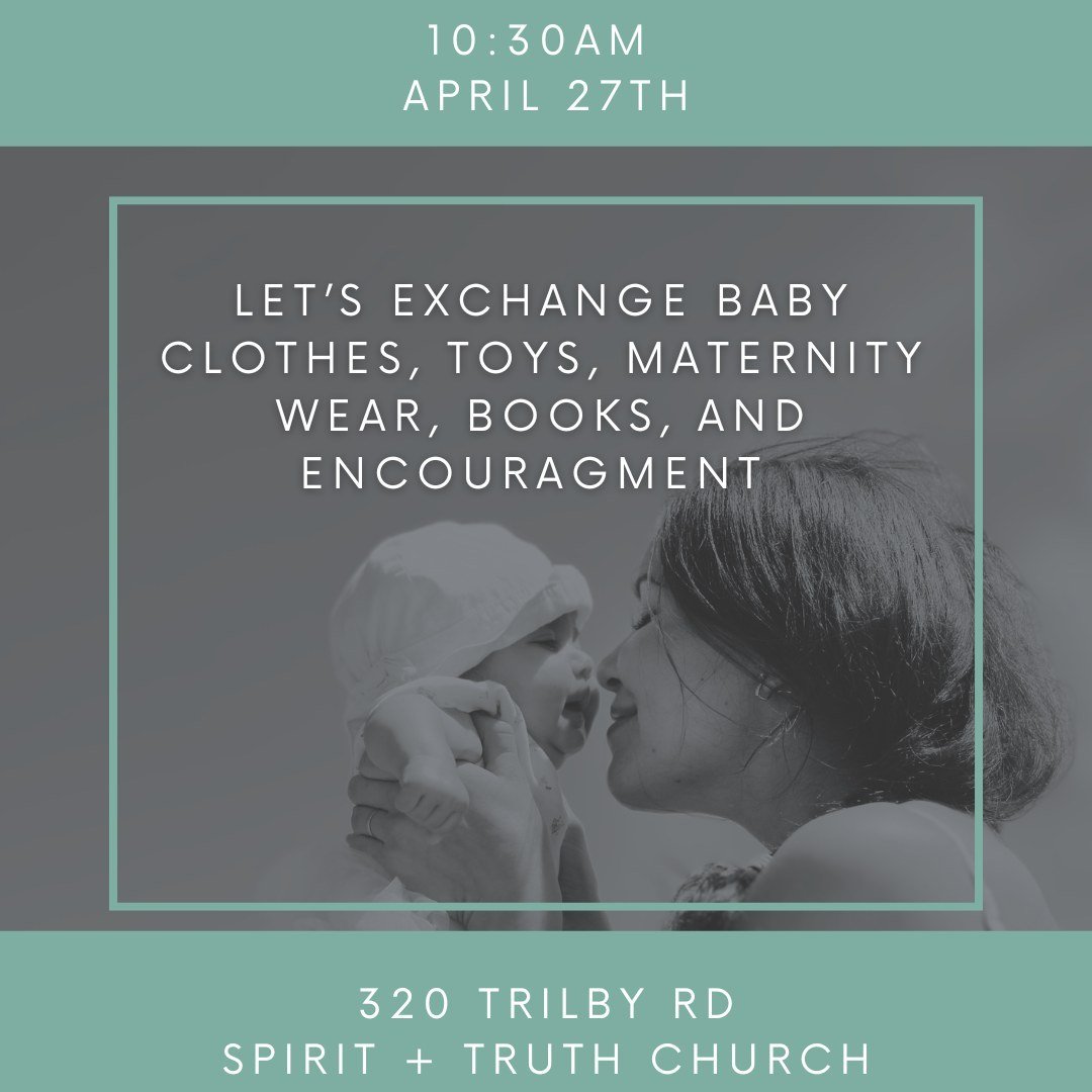 Join us for our first Encourage Mom Event tomorrow! We're dedicated to supporting young moms and families with resources and a network of encouragement. Let's exchange items and minister to one another. Bring what you have to give and take what you n