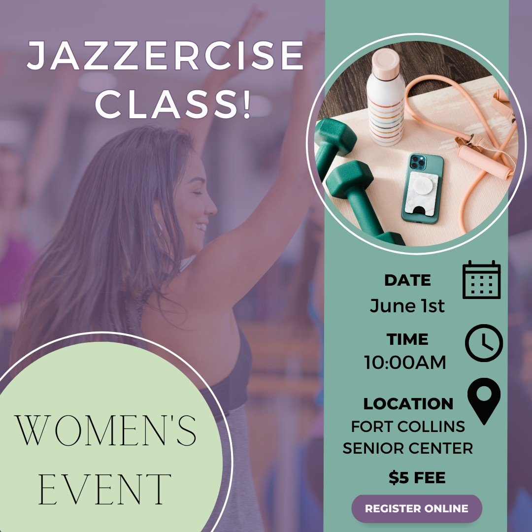 Get ready ladies, it's time to get active, have fun, and build friendships! We're excited to announce our next Women's Event &mdash; a Jazzercise class! June 1st at 10am! This is your chance to engage in energetic dance routines that not only promote